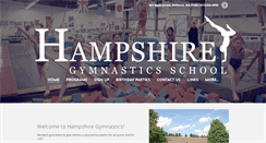 Desktop Screenshot of hampshiregymnastics.com